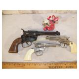 3 Metal Toy Guns
