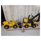 Tonka Loader and Excavater Toys