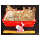 Small lot of Small Glass Bottles