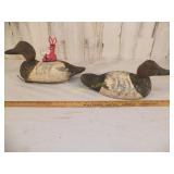 Two Vntage Wood Decoys