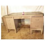 Vintage Metal Desk or Worktable