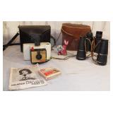 Vintage Polaroid and Binocular