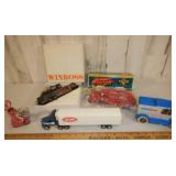 Ertl and Winross Model Truck and Trailer