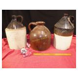 Three Stone Ware Jugs