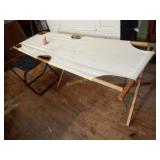 Vintage Camping Cot & Stool