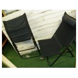 2 Folding Beach /Yard Chairs
