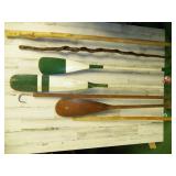 Vintage Canoe paddles