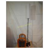 LAMP AND MAGAZINE RACK