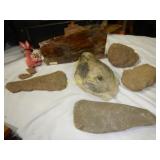 Fossils,  Clam, Petrified Wood
