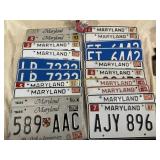 MARYLAND LICENSE PLATES