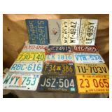 19 License Plates Various  States