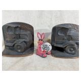 CAST BRONZE BOOKENDS