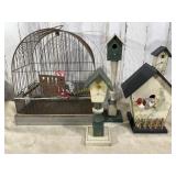 Birdcage and Bird Houses