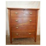 Pine 4 drawer Chest