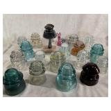 LARGE LOT OF INSULATORS