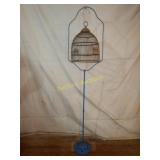 Cast Iron & Brass Bird Cage stand