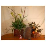 Iron Butterfly and Fake Plants & Planters