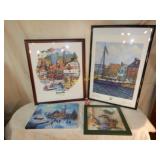 Fell's Point signed print Baltimore