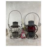 PENNSYLVANIA RAILROAD LANTERNS (2)