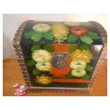 Painted Decorated Trunk