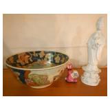 Aisian Bowl and Statue