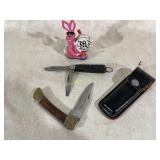 CAMILLUS POCKET KNIFE AND HUNTING KNIFE