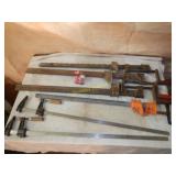 LOT OF BAR CLAMPS