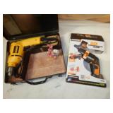 DEWALT AND WORX DRILLS