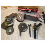 ANGLE GRINDER AND WHEELS