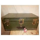 TRUNK WITH TRAY FOOT LOCKER