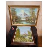 Two large Oil on Canvas
