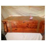Copper Banded Cedar Chest