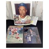 3 AUTOGRAPHED PICTURES
