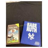 2 BABE RUTH BOOK AND CARDS LINE DRIVE