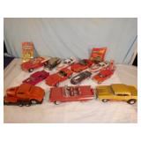 Metal Classic Cars lot of 12 plus 2 Small cars