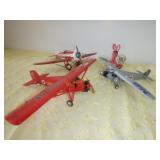 3 Metal Airplanes modelsErtal