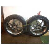 2 Custom Rims And Tires