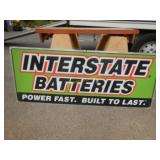 Interstate Battery Metal Sign