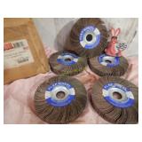 unused 6' flapper wheels