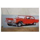 55 Chevy Painting On Panel