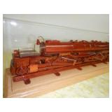 Wooden Train Mahogany