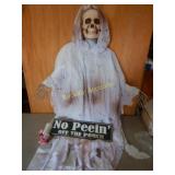 Ghost Skeleton And Sign