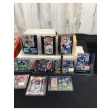LOT FOOTBALL CARDS SLEEVED