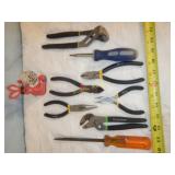 Tool Lot Assorted Pliers