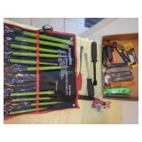 Cold Chisel Set & Knife Lot