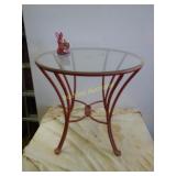 Metal And Glass top Table