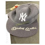 MICKEY MANTLE AUTOGRAPHED YANKEES HAT