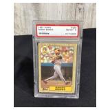 BARRY BONDS 1987 Topps PSA GRADED NM-MT 8