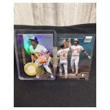 EDDIE MURRAY BASEBALL CARD RELIC AND CARD