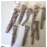 Antique Monkey Wrench Lot